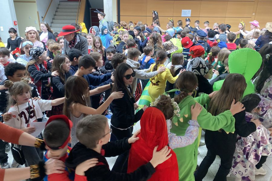 Die Polonaise in der aula