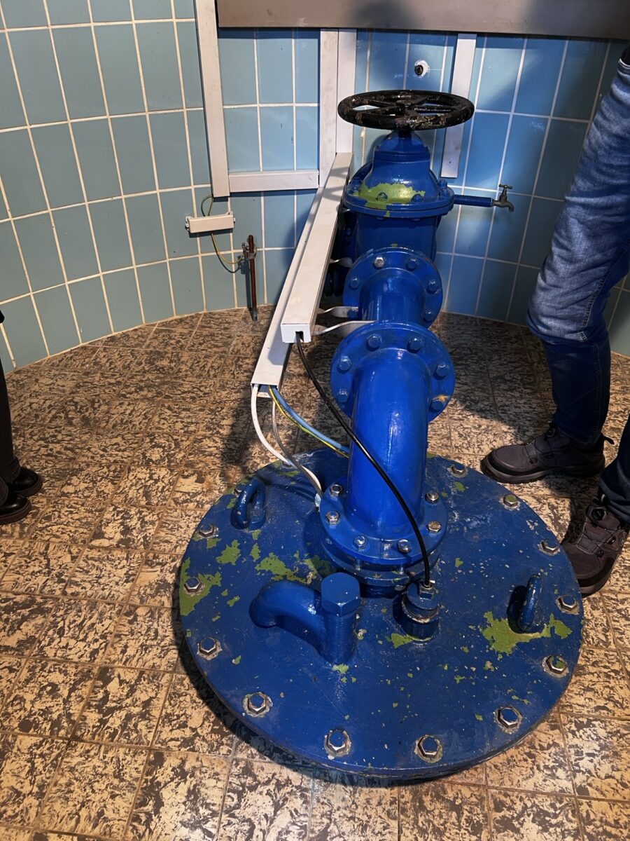 Pumpe im Brunnenhaus